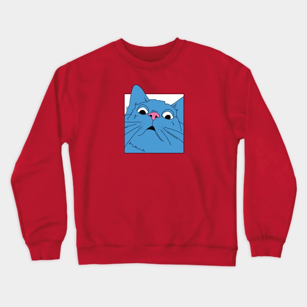 WHAT?! Crewneck Sweatshirt by magyarmelcsi